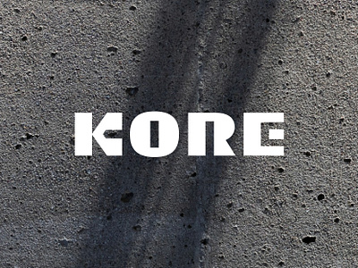 Kore Logo concrete