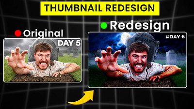 THUMBNAIL DESIGN! design graphic design mrbeast thumbnail thumbnail design thumbnail redesign youtube youtube thumbnails