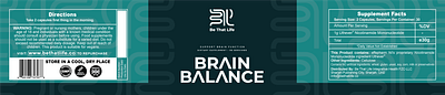 Be that Life 5 different product supplement label design brand identity branding creative design creative logo design graphic design illustration label logo design package design packaging