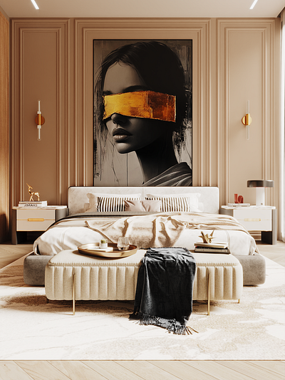MASTER BEDROOM 3d 3d rendering architecture branding interior designer realistic