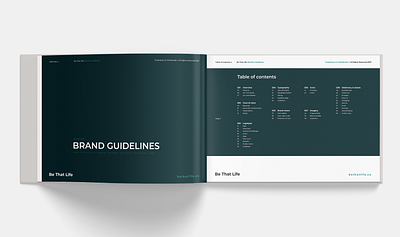 Be That Life - Complete Brand Guidelines & Brand Book Design brand book brand guidelines brand identity branding creative design creative logo graphic design illustration logo logo design