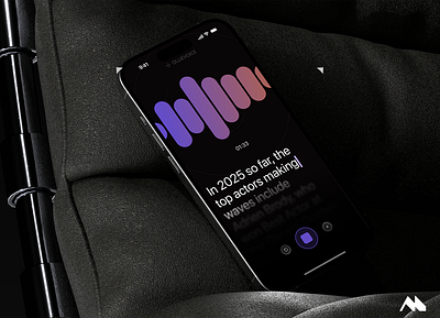 Voice-Enabled AI Assistant - Olli 3d ai branding design graphic design mobile desgin ui ux