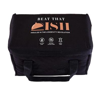 Beat that dish delivery bag design bag design branding creative design creative logo delivery bag graphic design illustration logo