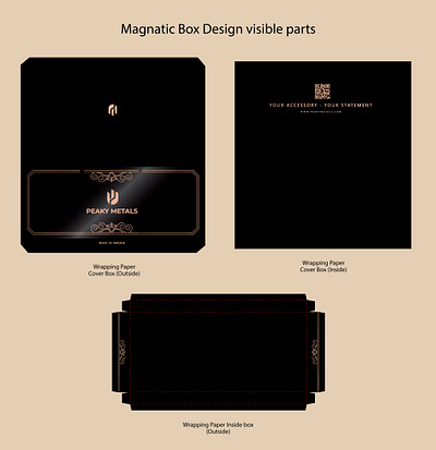 Peaky Metals product packaging design—magnetic box design 3d animation box design branding creative design design graphic design illustration magnetic box ui