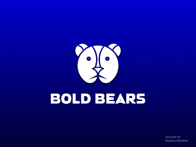 Bold Bear Logo Design animation design graphic design landing page logo motion graphics ui vector