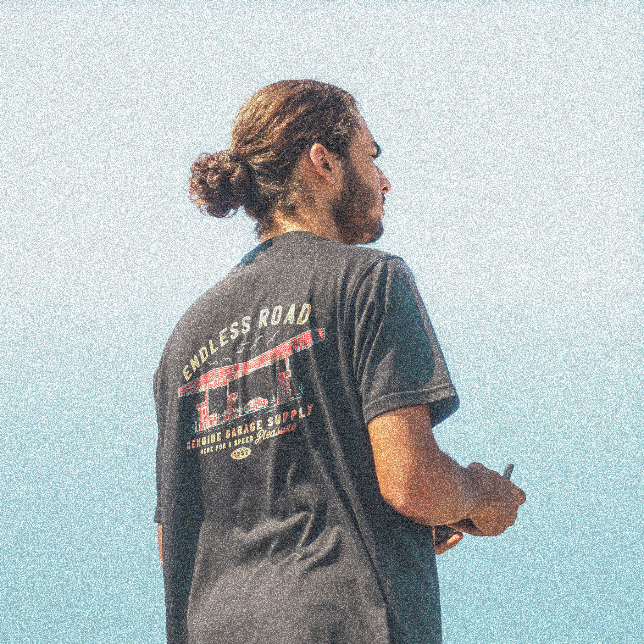 Endless Road T-Shirt Design Brand automotive backside brand branding design designer graphic graphic design hand drawn identity illustration merch merchandise realistic style tshirt usa vintage vintage design visual