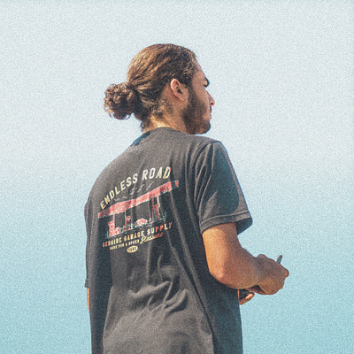 Endless Road T-Shirt Design Brand automotive backside brand branding design designer graphic graphic design hand drawn identity illustration merch merchandise realistic style tshirt usa vintage vintage design visual