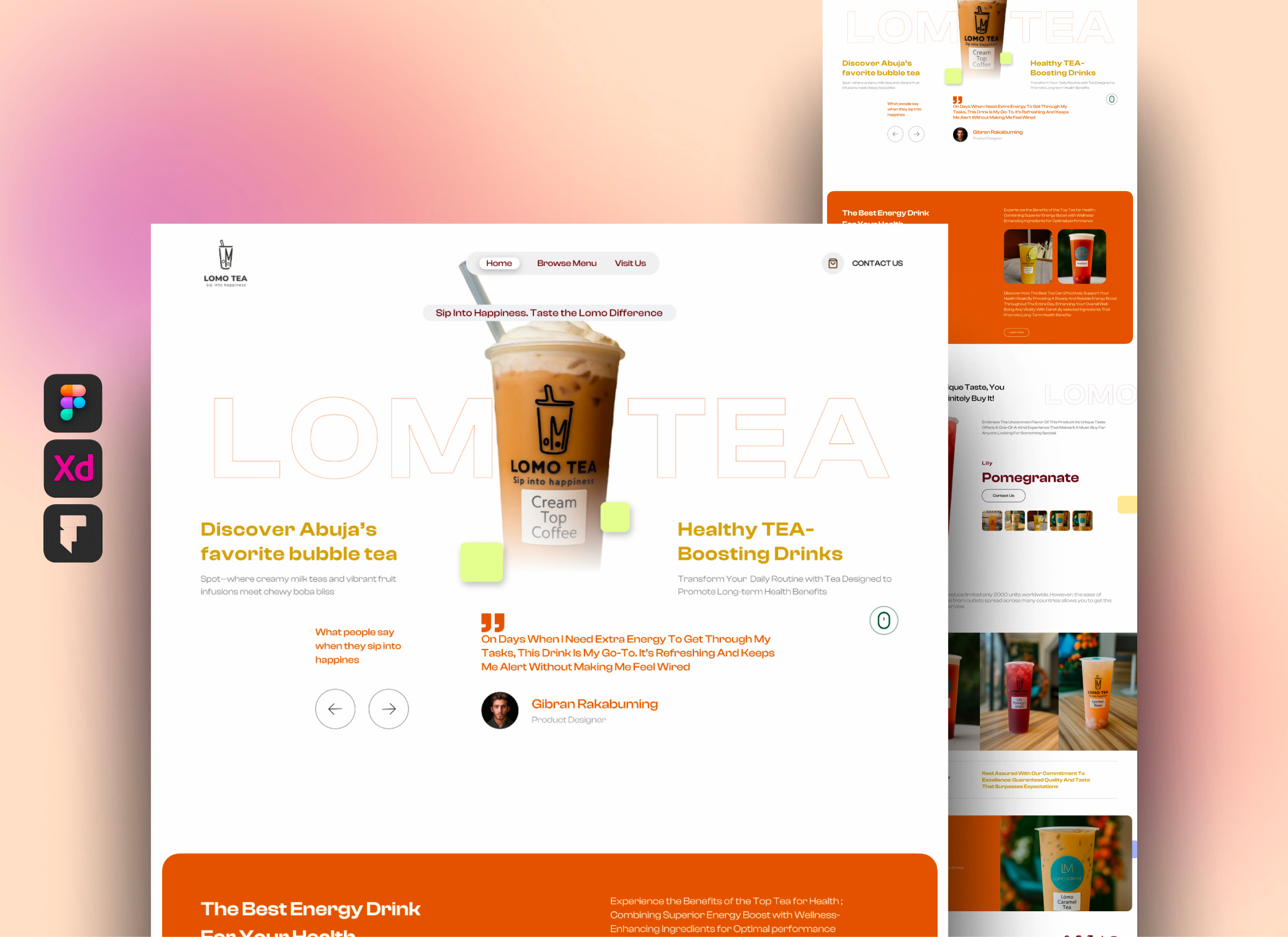 Example of Expert Framer Website Design