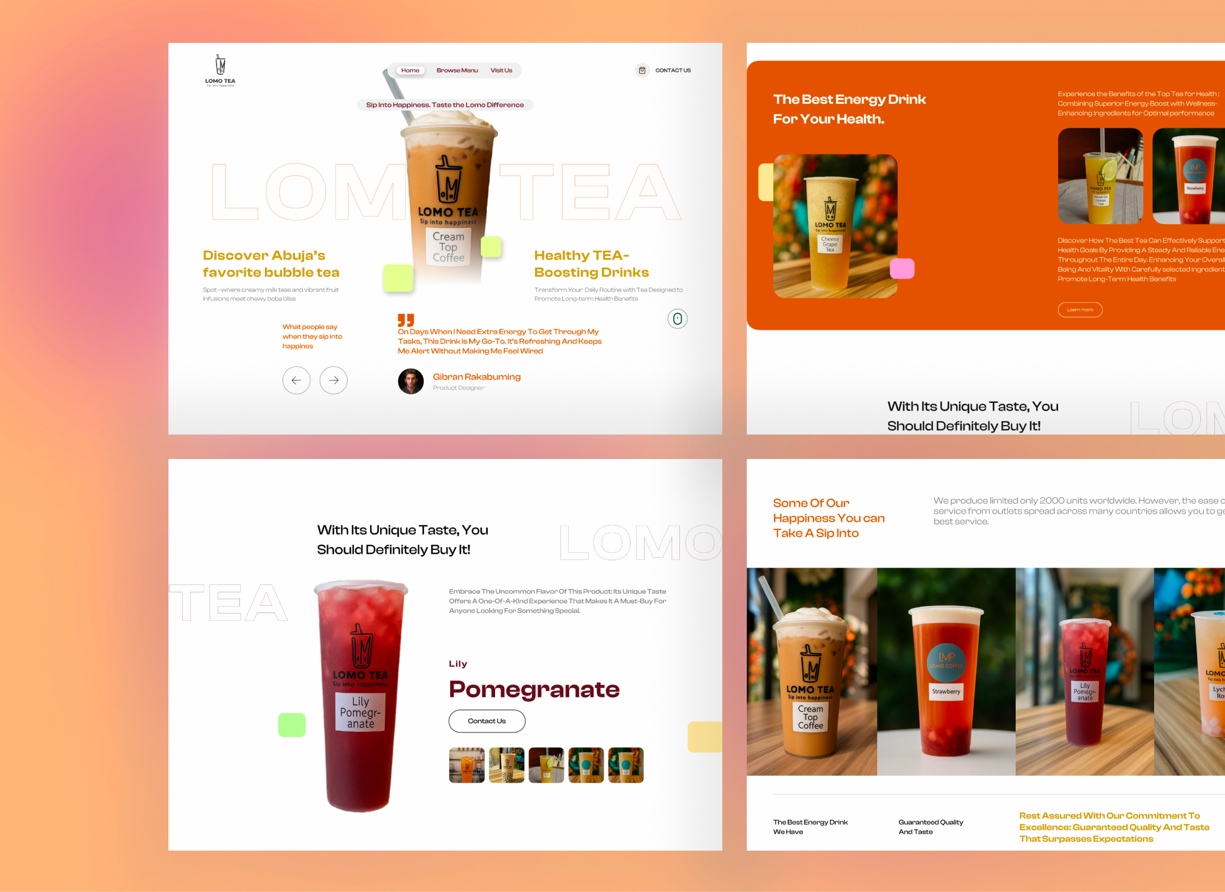 Example of Expert Framer Website Design
