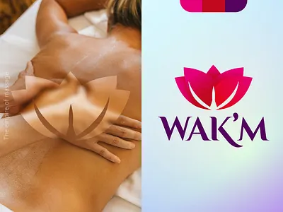 Wak'M logo design branding design flat graphic design illustration logo