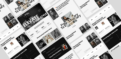 🚨 Fashion meets function — Introducing STYLEFRAME branding typography ui ux