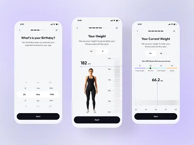 Fitness App - UI Onboarding app fitness fitness app fitness app onboarding fitness app ui fitness design app mobile mobile app mobile app onboarding mobile onboarding mobile screen onboarding onboarding design onboarding ui ui users onboarding ux