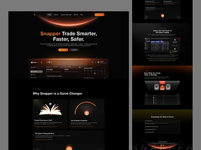 Trading Landing Page blockchain crypto trading trade trading trading landing page trading platform web design web3