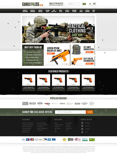 Premium Gun Showroom Website – Secure & Professional custom gun showroom web design