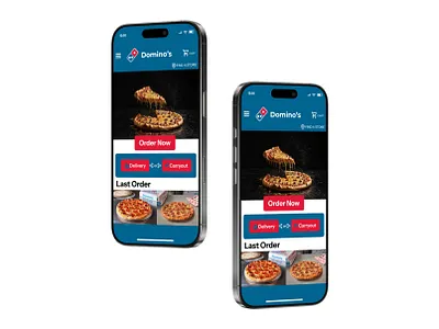 DOMINO'S APP REIMAGINED app branding design ui ux