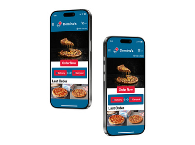 DOMINO'S APP REIMAGINED app branding design ui ux