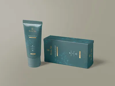 Cosmetics packaging design branding design graphic design illustration social media post vector