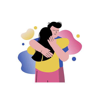 Emotional Embrace Animation Loop for User Engagement animation characters colorful creativity design digital embrace frame interaction loop love motion smooth storytelling visual