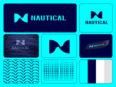A logo combining letter N with a wave. abstractlogo brand brandidentity branding business logo creativelogo customlogo graphic design logo logodesign logomark minimallogo modernlogo monogramlogo motion graphics nletterlogo nlogo oceaninspired vector wavelogo
