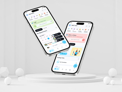 Milk Mitra - Appointment Booking for Rural Dairy Care app app design appointment branding design design agency details homepage homescreen landing login mobile online appointment page ui ui ux user experience user interface vet veterinary