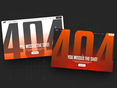 Boston Hurricanes Sports Website | 404 Page 404 page bold website design design fun athletic website graphic design sports website ui ux design website development website ui