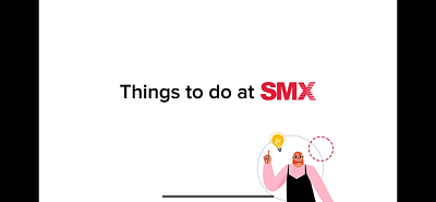 SMX INFOGRAPHICS VIDEO TEST animated animation cartoon infographics knowledge motion graphics moving objects red sm smx think video