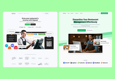 Redesigning Sapaad – A Smarter Restaurant UX branding figma product design prototype redesign saas ui user interface ux ux research uxui website redesign