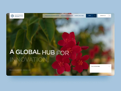 Sharjah Research, Technology & Innovation Park — Website animation arabic blue design emirates graphic design innovations park redesign sharjah spark srtip srtipark technology typography uae ui web web design website