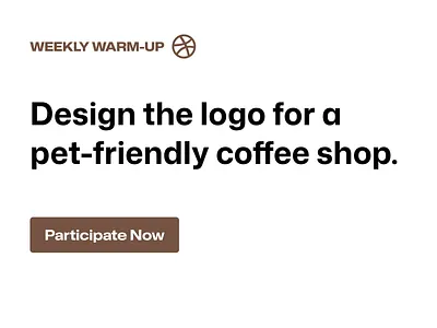 Design the Logo for a Pet-Friendly Coffee Shop ☕️🐾 branding coffee coffee shop community design dribbble dribbbleweeklywarmup logo pet friendly pet friendly coffee pet friendly coffee shop prompt weekly warm up