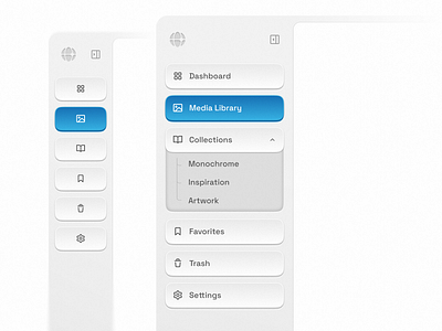 Sidebar exploration app application dashboard design sidebar ui uiux