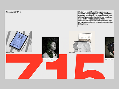 Experimental Creative Studio Showcase artistic branding branding content overview creative innovation creative studio design showcase digital archive editorial system experimental design graphic narrative innovative branding layout design minimal composition modern layout portfolio concept project gallery project grid red accent visual strategy web identity