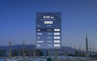 Masjid 247: Prayer Timings animation branding cresent day dome faith gradient hiportfolio islam logo masjid mosque motion graphics muslim namaz night prayer sunrise sunset timing