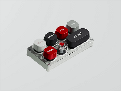 Kickflip Into Production 3d 3d animation blender blender3d button hardware illustration isometric isometric illustration keyboard toggle