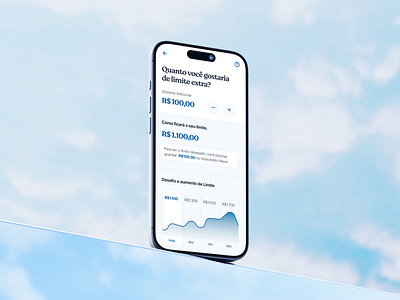 Neon Bank - Limits Selection ui