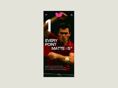 Butterfly - Redesign design graphic design interaction design motion graphics sports table tennis ui visual design