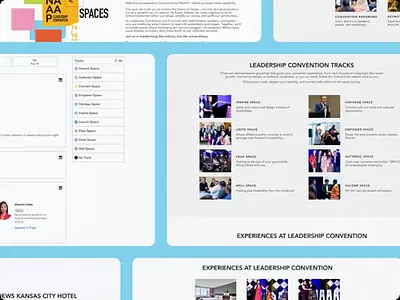 NAAAP Leadership Convention Website Redesign accessibility asian before and after brand colors career creative elementor figma graphic design kansas city leadership convention professional responsive seo design ui user flow user journey ux wcag website redesign