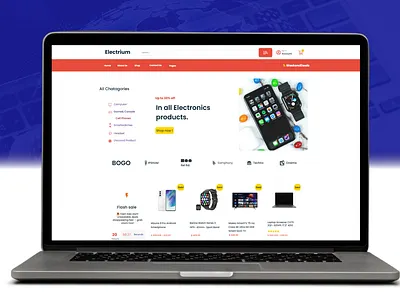 Ecommerce Website Homepage Design ecommerce website elementor design homepage design website customization website design woocommerce wordpress customization wordpress design