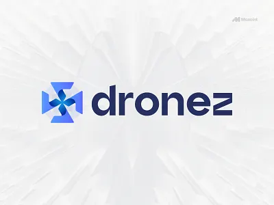 Drone Logo Design | Technology Logo Exploration blockchain logo brand identity branding crypto logo design drone logo futuristic graphic design icon logo logo design logos mark maxoint modern logo software logo startup startup logo tech logo web3 logo
