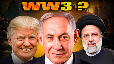 IRAN VS ISRAEL NEW DOCUMENTRY THUMBNAIL #BILALARAIN arain bilal bilalarain graphic design thumbnail