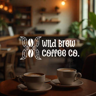 Wild Brew Coffee Co. - Cafe Logo design & Branding brand identity branding business logo cafe logo cafe logo design coffee shop logo creative logo graphic design hotel logo logo logo design logo designer memorable logo minimalist logo modern logo professional logo restaurant logo unique logo