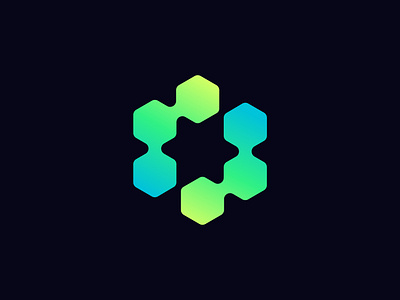Letter O - Hexagon Blockchains - Circular Orbit Logo Mark app icon blockchain branding creative logo crypto defi design graphic design hexagon icon letter o logo logotype machine learning modern logo orbit saas tech nodes technology logo web3