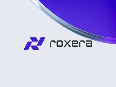 Roxera Logo Design – Modern R Lettermark abstract logo ai logo app logo brand identity branding futuristic geometric logo growth logo logo design minimal logo modern logo monogram r lettermark r logo roxera saas logo software logo startup logo tech logo technology