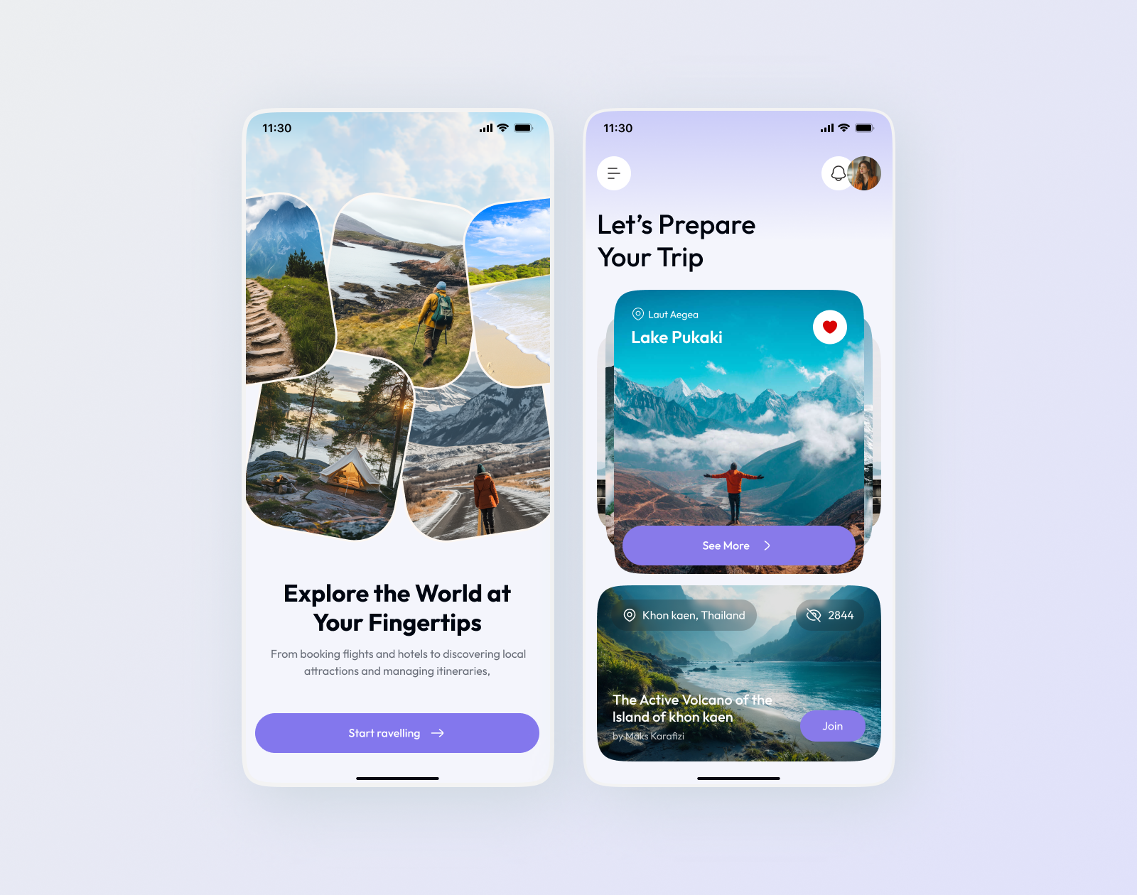 Example of Plants App UI/UX Design