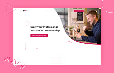 Landing Page business design figma landing page ui website