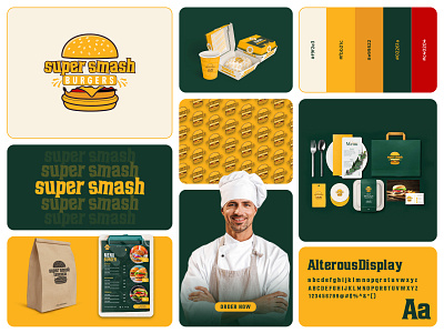 Burger- Restaurant Logo Design and Branding abstract logo brand identity branding branding design burger branding burger logo coffee logo coffee shop food logo graphic design logo logo design logos minimal logo modern logo restaurant branding restaurant logo