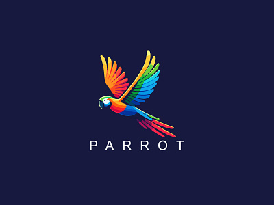 Parrot Logo animal animal logo animals bird bird logo brand branding flying parrot identity logo design macow macow parrot macow parrot logo parrot parrot bird parrot brand parrot logo parrot vecto parrots