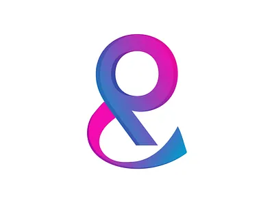 & Logo branding graphic design illustration typography