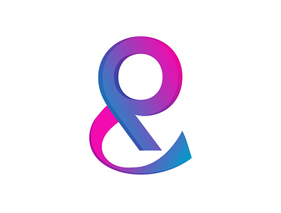 & Logo branding graphic design illustration typography