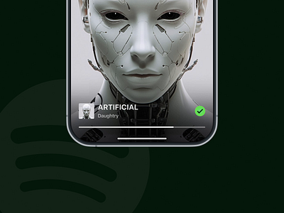 Spotify Continuous Canvas Concept after effects animation apple canvas concept design feature ios iphone loop minimal music spotify suggestion ui ux video