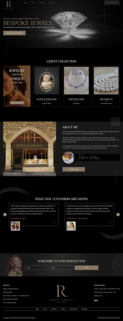 Jewel WebsiteDesign & WordPress https://rebecca.keysoftmedia.com creativewebsite darktheme darkthemewebsite elementor elementor pro figmadesign jewellerywebsite jewellrywebsitedesign jewelwebsite keysoft media layout design modernwebsit psddesigns ui website design websitedesigning wordpress wordpressdevelopement wordpressdeveloper wordpresswebsite